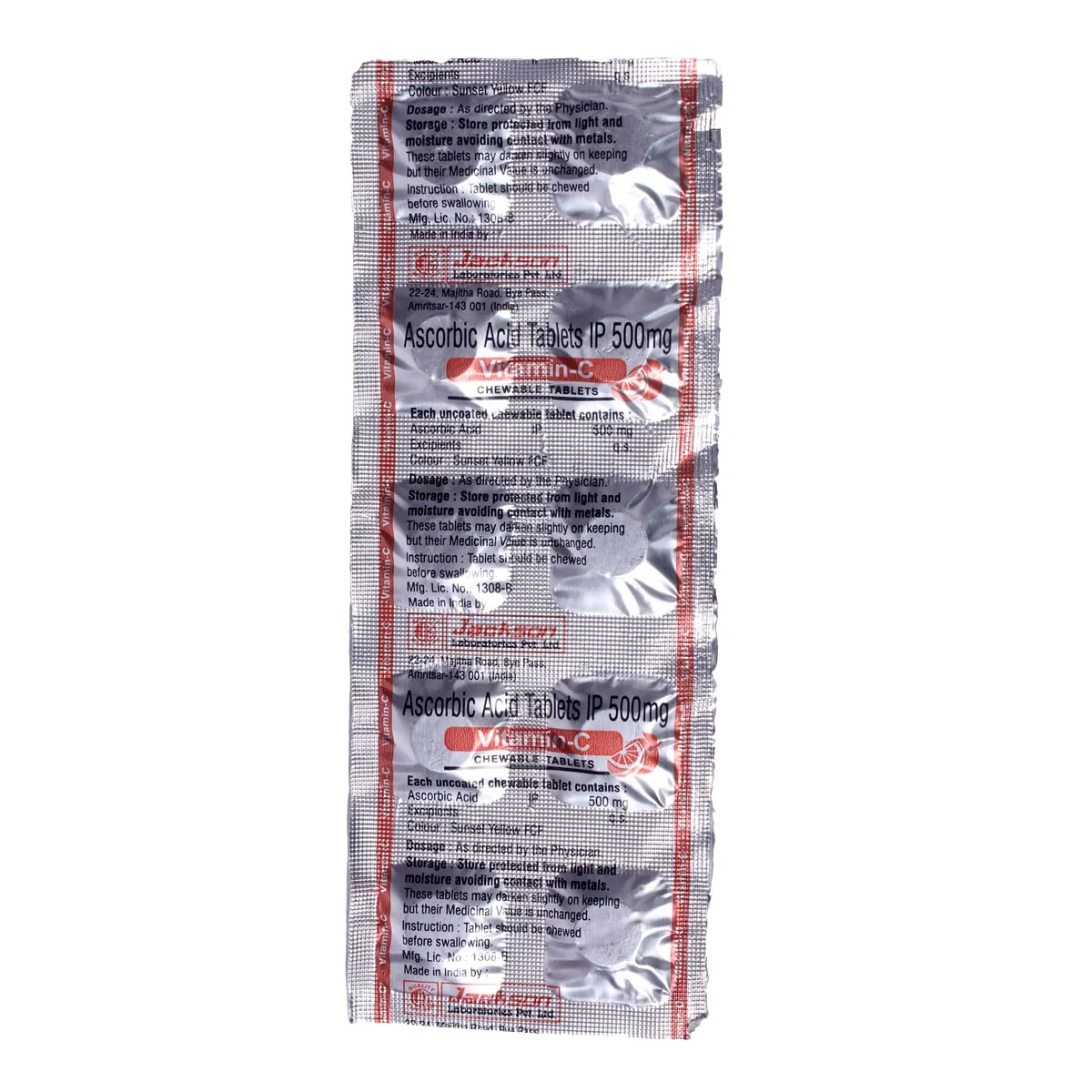 Ascorbic acid tablet uses